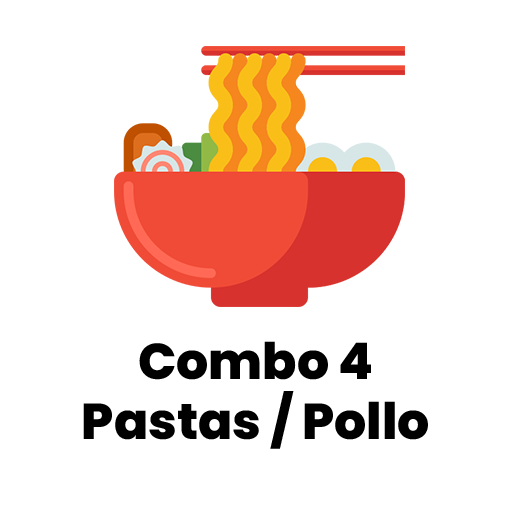 Combo 4 Pastas / Pollo