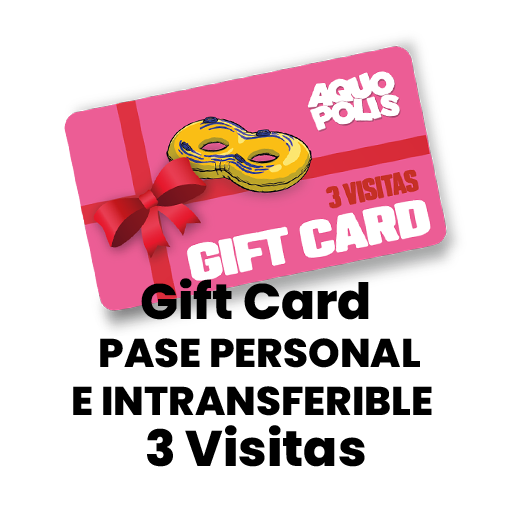 Gift Card -Pase Personal e Intransferible- 3 Visitas